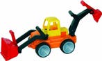 Bulldozer met kraantje in doos (Standaard, Gowi, Speelgoed), Ophalen of Verzenden, Nieuw