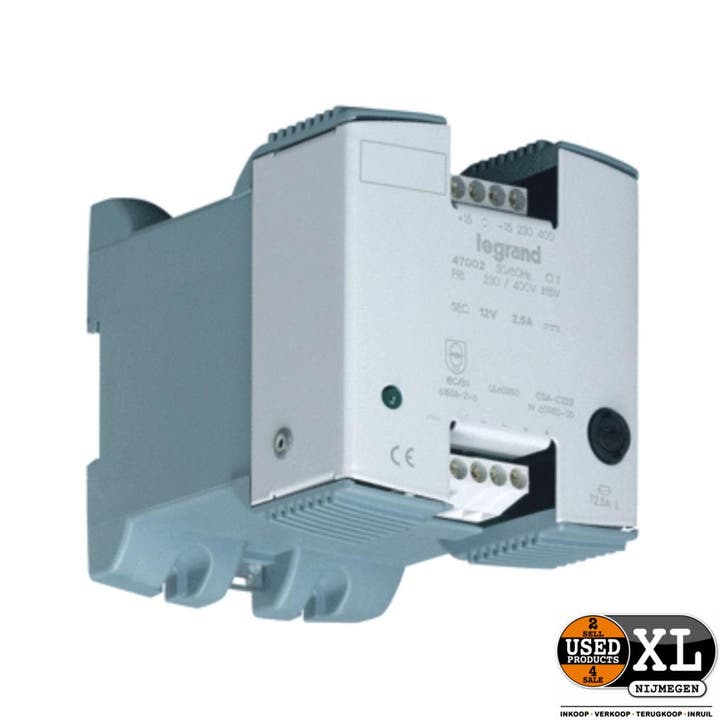Legrand Voeding Gelijkgericht Gefilterd 24VDC 2.5a 60W -..., Auto-onderdelen, Elektronica en Kabels, Nieuw, Ophalen of Verzenden