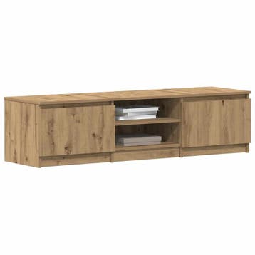 vidaXL Tv-meubel 140x40x36 cm bewerkt hout artisanaal, Huis en Inrichting, Minder dan 50 cm, Verzenden, Nieuw, Minder dan 100 cm