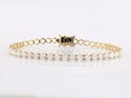Armband - 14 karaat Geel goud - 3.85ct. tw. Diamant, Nieuw