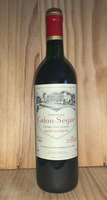 1990 Chateau Calon Segur - Bordeaux, Saint-Estèphe 3ème, Verzamelen, Nieuw