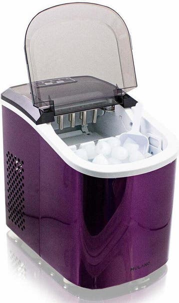 Edelstalen ijsblokjesmachine - 120 Watt - Paars, Verzenden, Nieuw