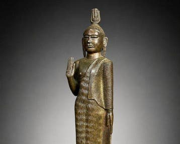 Beeld, Bouddha - Kandy Kingdom - 18th century - 29,5 cm -