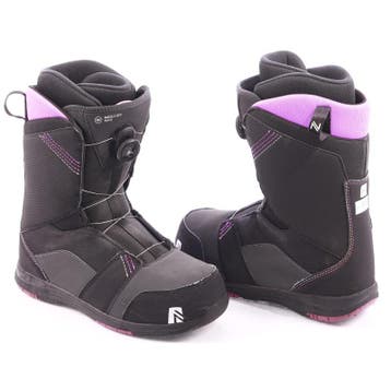 40,5 snowboard schoenen NIDECKER MAYA BOA, black/purple (TOP, Verzenden, Gebruikt