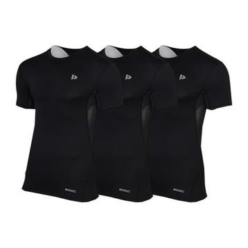 Donnay Donnay Heren - 3-Pack - Baselayer Shirt Korte Mouw  -, Verzenden, Nieuw