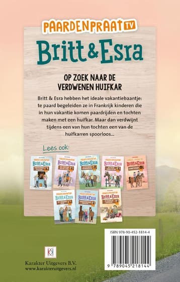 Op zoek naar de verdwenen huifkar / Paardenpraat tv Britt &, Verzenden, Zo goed als nieuw, Joke Reijnders