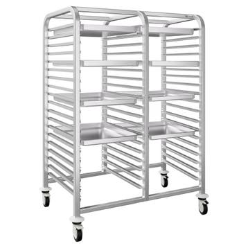 GGM Gastro | RVS regaalwagen - voor 30 dienbladen 60x40cm |, Verzenden