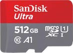 SanDisk MicroSDXC Ultra 512GB 150mb/s C10 - SDA UHS-I, Verzenden, Nieuw