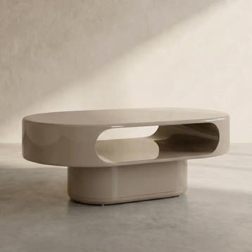*WOONWINKEL* Kare Design Groove Beige Retro Salontafel, Huis en Inrichting, Tafels | Salontafels, Verzenden, Nieuw