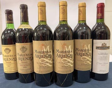 1989, 1994, 1995 (x3) Bodegas Domecq, Marques de Arienzo &, Nieuw