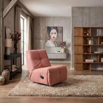 Relaxfauteuil Lazy | Pink | Starfurn, Huis en Inrichting, Ophalen of Verzenden, Nieuw
