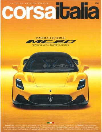 2020 CORSA ITALIA MAGAZINE 38 NEDERLANDS, Boeken, Auto's | Folders en Tijdschriften, Nieuw, Author