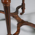 Schitterende salontafel originele hoogte met ebbenhouten bie, Ophalen of Verzenden
