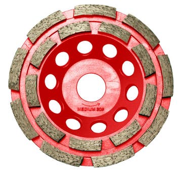 Komschijf Pristis segment 125 mm zacht rood, Ophalen of Verzenden, Overige typen