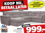 Benito U bank vanaf €999.- Betaal in 3x zonder rente!, Huis en Inrichting, Banken | Bankstellen, Nieuw