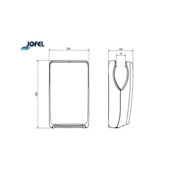 Jofel Tifon Jet smart ultra fast handdroger hands-in -, Verzenden, Nieuw in verpakking