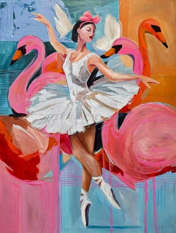 Kiri Aguilera (1982) XL 130 x 100 cm - Danza Flamenca: