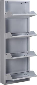 2dekans | Bizotto Schoenenkast - 4 Lades - Metaal -, Huis en Inrichting, Ophalen of Verzenden, Zo goed als nieuw