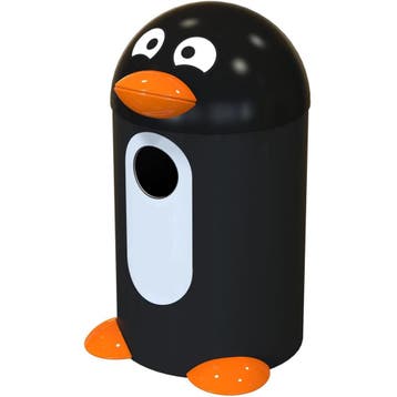 Afvalbak | BUDDY | Kunststof | Zwart/Wit | 55L | Open |, Verzenden, Nieuw in verpakking