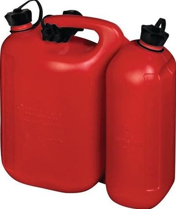 Hünersdorff Dubbele Jerrycan 5,5 + 3 Liter Rood, Verzenden, Nieuw
