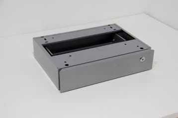 Persoonlijke lade met pennenbak - aluminium grijs, Werkplek, Ophalen of Verzenden, Gebruikt, Overige typen
