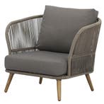 Volterra lounge tuinstoel licht bruin wicker, Tuin en Terras, Ophalen of Verzenden, Nieuw