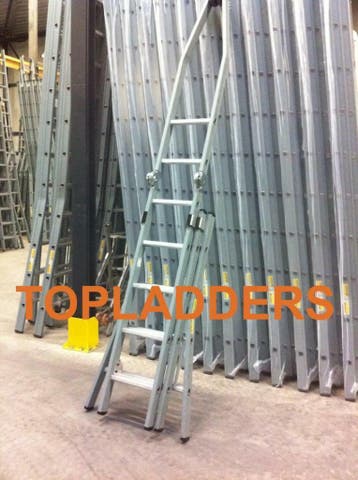 Dirks trappen en ladders dubbele trap bordestrap, Ophalen of Verzenden, Nieuw, Trap