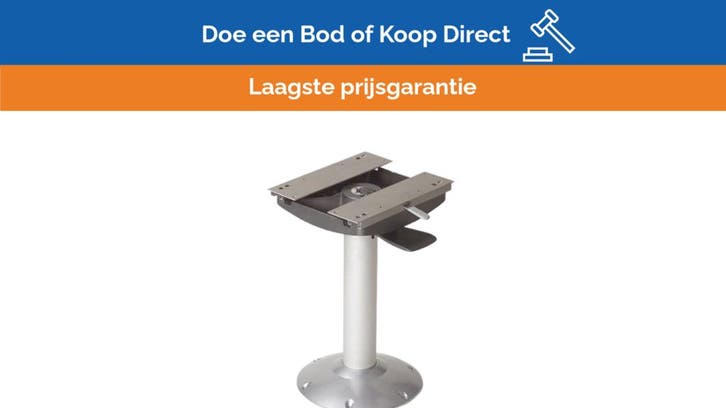 Bieden: Vetus BASE40 fixed seat base aluminium 40 cm, Watersport en Boten, Bootonderdelen, Overige typen, Nieuw, Zeilboot of Motorboot