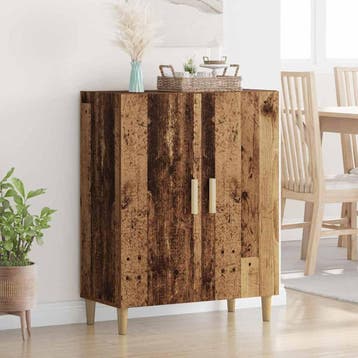 vidaXL Dressoir Oud hout 69,5 x 34 x 90 cm Bewerkt hout, Huis en Inrichting, Verzenden, Nieuw, Overige houtsoorten, Minder dan 50 cm