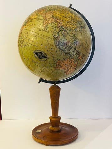 Terrestrial table globe - C.Luther - Columbus - Aardbol -