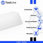 ToolLine | Lijmpatronen 7 mm | Lengte 100 mm | 100 stuks, Verzenden, Nieuw, Gereedschap of Toebehoren