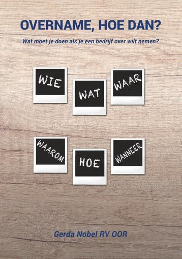 Overname, hoe dan? - Gerda Nobel 9789491863219, Verzenden, Zo goed als nieuw, Gerda Nobel