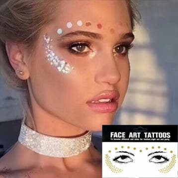 Face Art Tattoos Sproet 10: Grote + Kleine Stippen, Ophalen of Verzenden, Nieuw