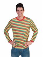 Gestreept Shirt rood/geel/groen, Ophalen of Verzenden, Nieuw