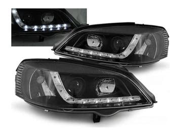 LED DRL koplampen Daylight Black geschikt voor Opel Astra G, Auto-onderdelen, Verlichting, Verzenden, Nieuw, Opel