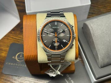 Bering - Classic Titanium Chronograph SAPPHIRE CRYSTAL -, Sieraden, Tassen en Uiterlijk, Nieuw