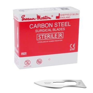 Scalpelmesjes Swann Morton - 0223 - 100 stuks - Nr 18, Verzenden, Nieuw