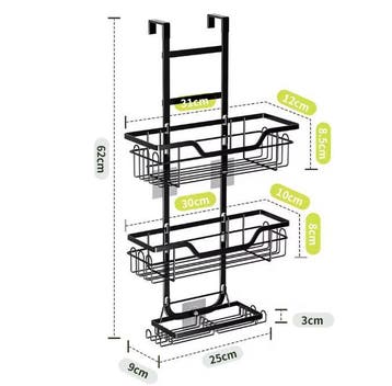 Hangende Badkamerplank Boven Deur Boorvrij Opbergrek, Doe-het-zelf en Verbouw, Verzenden, Nieuw