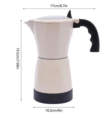 Elektrische Espresso Maker 300ml 2.5 Bar 480W 1-6 Kopjes, Verzenden, Nieuw