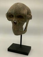 Tete de squelette Tiv - Hoofd van een figuur - masker kraan, Antiek en Kunst