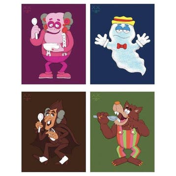 Kaws (1974) - KAWS x MONSTERS Limited Édition 4 poster