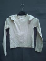 Zara ribgebreid longsleeve ecru met ruches, Kinderen en Baby's, Zo goed als nieuw, Zara Kids, Meisje, Shirt of Longsleeve