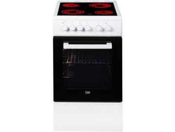 Beko FSS57000GW - Elektrisch fornuis - 4 kookzones -, Verzenden, Nieuw