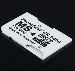 CR 5400 Photofast voor PSP Dual Tf Micro SD kaart naar 2x, Nieuw