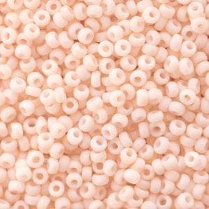 c.a. 5 gram Miyuki rocailles 11/0 - Opaque matte blush, Ophalen of Verzenden, Nieuw, Kraal