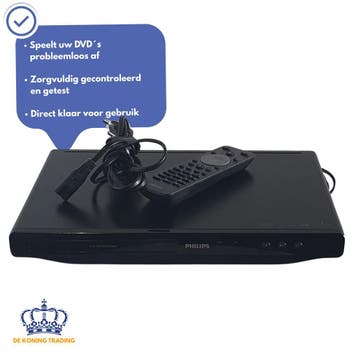 Philips DVP3600/12 | DVD Speler | SCART | CD DVD Speler, Verzenden, Zo goed als nieuw, Dvd-speler, Philips