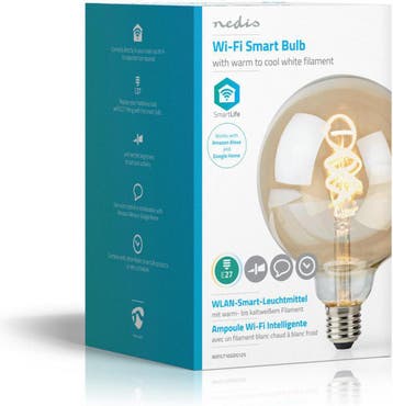 Nedis SmartLife LED Filamentlamp - Wi-Fi - E27 - 360 lm -, Ophalen of Verzenden, Zo goed als nieuw