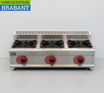 HCB 3 Pits fornuis Opzet model PROPAAN gas 21,9 kW 104 cm, Ophalen of Verzenden, Nieuw in verpakking