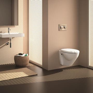 Wandtoilet Sanindusa Plus 6 cm Verhoogd Rimless Keramiek, Ophalen of Verzenden, Nieuw