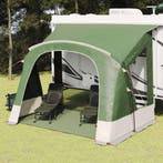 vidaXL Caravan Tent 3-Persoon met dak Groen 330 x 252 x 245, Caravans en Kamperen, Verzenden, Nieuw